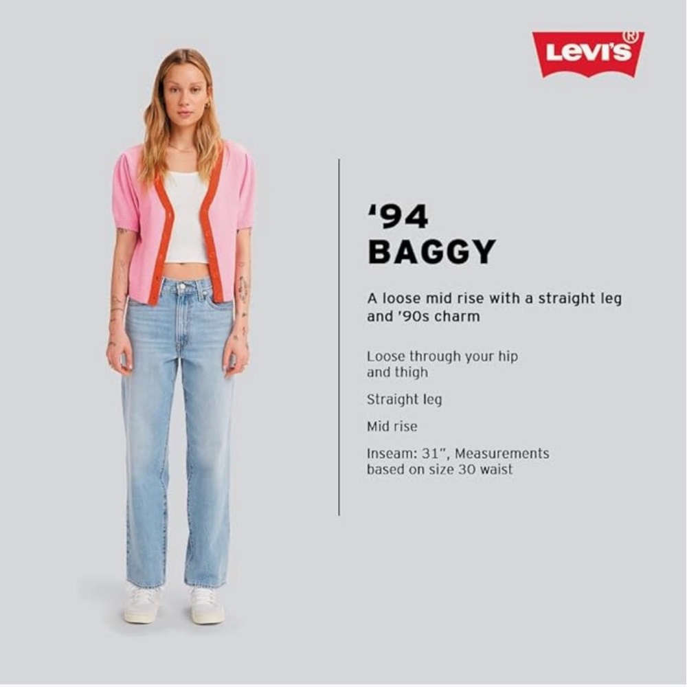 Levi’s ‘94 Baggy Sz 26 EUC